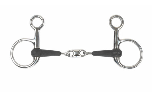 Shires Equikind+ Hanging Cheek Peanut Link Bit